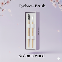 Eyebrow Brush + Comb Wand